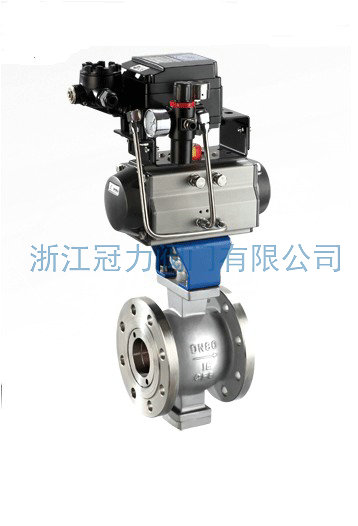 V型球閥：零部件少，使用操作方便！